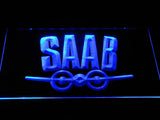 FREE Saab (4) LED Sign - Blue - TheLedHeroes