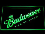 Budweiser Kings Beer Bar LED Sign - Green - TheLedHeroes