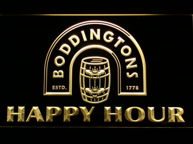 Boddingtons Beer Happy Hour LED Sign - Multicolor - TheLedHeroes