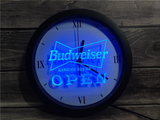 Budweiser Open LED Wall Clock -  - TheLedHeroes