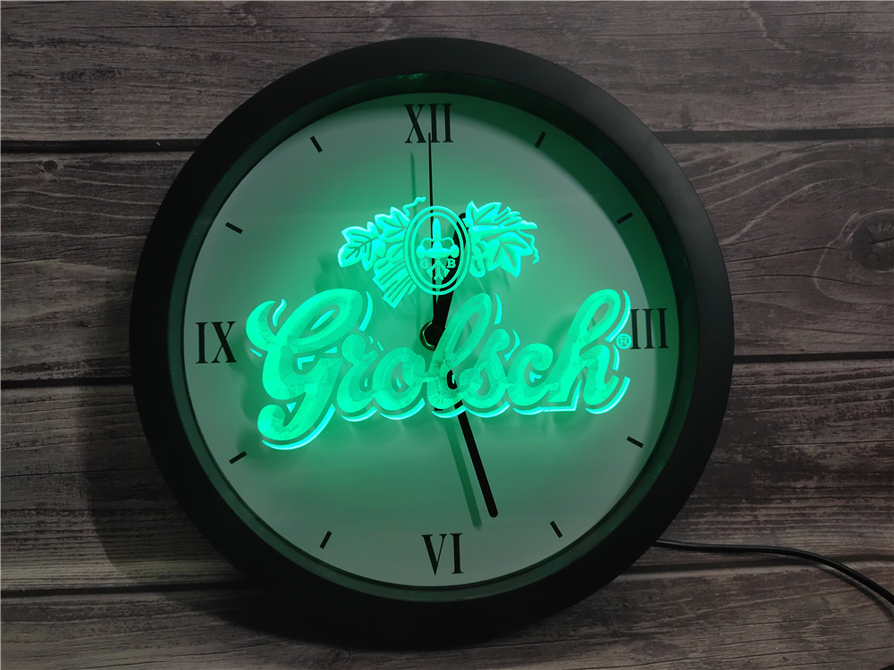 Grolsch LED Wall Clock - Multicolor - TheLedHeroes