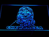 Star Wars Chewbacca LED Neon Sign USB - Blue - TheLedHeroes