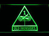 Old Ironsides USS Constitution LED Neon Sign USB - Green - TheLedHeroes