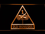 Old Ironsides USS Constitution LED Neon Sign USB - Orange - TheLedHeroes