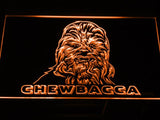 Star Wars Chewbacca LED Neon Sign USB - Orange - TheLedHeroes