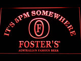 FREE Foster It's 5pm Somewhere LED Sign - Red - TheLedHeroes