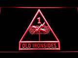 Old Ironsides USS Constitution LED Neon Sign USB - Red - TheLedHeroes