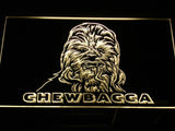 Star Wars Chewbacca LED Neon Sign USB - Yellow - TheLedHeroes