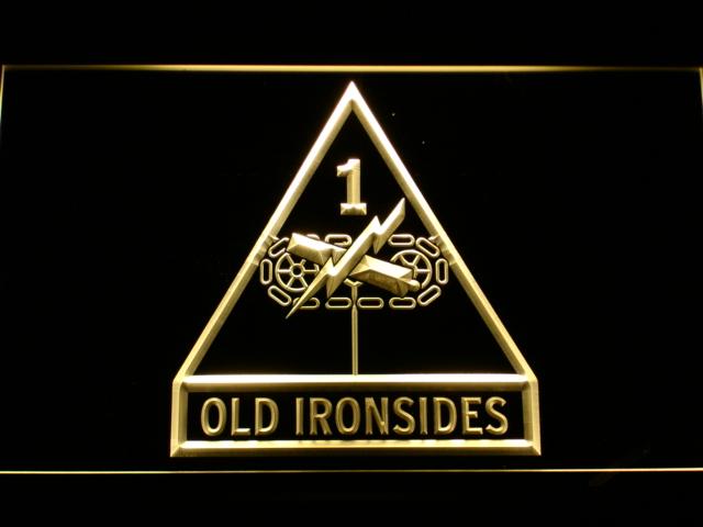 Old Ironsides USS Constitution LED Neon Sign USB - Yellow - TheLedHeroes
