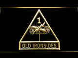Old Ironsides USS Constitution LED Neon Sign USB - Yellow - TheLedHeroes