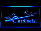 St. Louis Cardinals (5) LED Neon Sign USB - Blue - TheLedHeroes