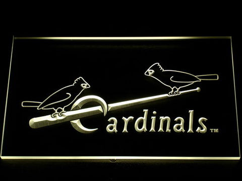 FREE St. Louis Cardinals (5) LED Sign - Yellow - TheLedHeroes