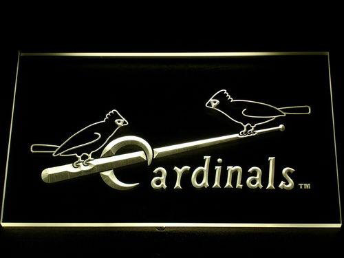 St. Louis Cardinals (5) LED Neon Sign USB - Yellow - TheLedHeroes