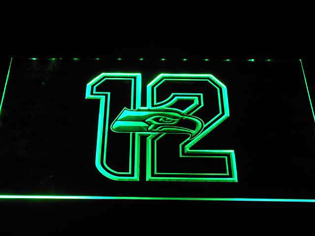 FREE Seattle Seahawks I'm In! LED Sign - Green - TheLedHeroes