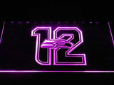 Seattle Seahawks I'm In! LED Neon Sign Electrical - Purple - TheLedHeroes