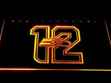 Seattle Seahawks I'm In! LED Neon Sign Electrical - Yellow - TheLedHeroes