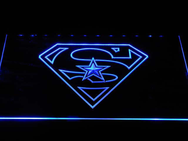 Dallas Cowboys (9) LED Sign - Blue - TheLedHeroes