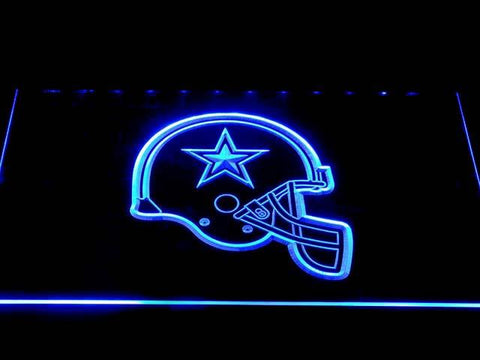 Dallas Cowboys (10) LED Neon Sign USB - Blue - TheLedHeroes