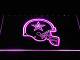 Dallas Cowboys (10) LED Neon Sign USB - Purple - TheLedHeroes