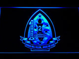 1st Battalion 2nd Marines LED Neon Sign USB - Blue - TheLedHeroes