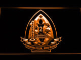 1st Battalion 2nd Marines LED Neon Sign USB - Orange - TheLedHeroes