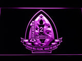 1st Battalion 2nd Marines LED Neon Sign Electrical - Purple - TheLedHeroes