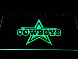 Dallas Cowboys (11) LED Neon Sign Electrical - Green - TheLedHeroes