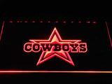 Dallas Cowboys (11) LED Neon Sign USB - Red - TheLedHeroes