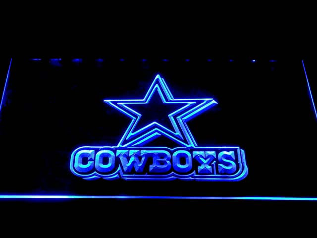 FREE Dallas Cowboys (12) LED Sign - Blue - TheLedHeroes