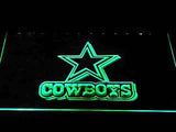 Dallas Cowboys (12) LED Neon Sign Electrical - Green - TheLedHeroes