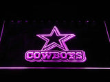 Dallas Cowboys (12) LED Neon Sign Electrical - Purple - TheLedHeroes