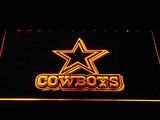 Dallas Cowboys (12) LED Neon Sign Electrical - Yellow - TheLedHeroes