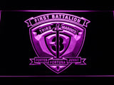 1st Battalion 3rd Marines LED Neon Sign Electrical - Purple - TheLedHeroes