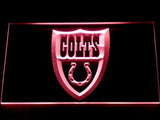 Indianapolis Colts (2) LED Neon Sign USB - Red - TheLedHeroes