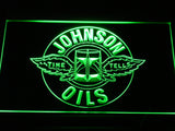 FREE Johnson Oils - Time Tells LED Sign - Green - TheLedHeroes