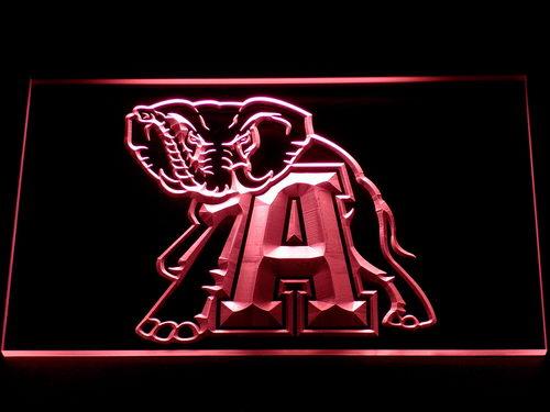 Alabama Crimson Tide LED Neon Sign USB - Red - TheLedHeroes