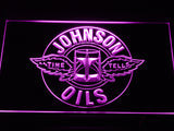 FREE Johnson Oils - Time Tells LED Sign - Purple - TheLedHeroes