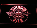 FREE Johnson Oils - Time Tells LED Sign - Red - TheLedHeroes