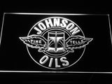 FREE Johnson Oils - Time Tells LED Sign - White - TheLedHeroes