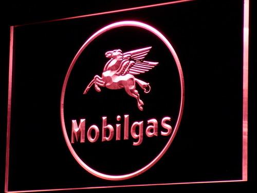 Mobilgas LED Neon Sign USB - Red - TheLedHeroes