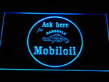 FREE Mobiloil Gargoyle LED Sign - Blue - TheLedHeroes