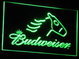 Budweiser Horse LED Neon Sign Electrical - Green - TheLedHeroes
