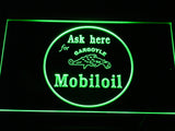FREE Mobiloil Gargoyle LED Sign - Green - TheLedHeroes