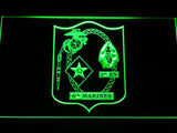 1st Battalion 6th Marines LED Neon Sign USB - Green - TheLedHeroes