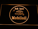 FREE Mobiloil Gargoyle LED Sign - Orange - TheLedHeroes
