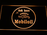 Mobiloil Gargoyle LED Neon Sign USB - Orange - TheLedHeroes
