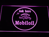 Mobiloil Gargoyle LED Neon Sign USB - Purple - TheLedHeroes
