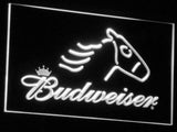 Budweiser Horse LED Neon Sign Electrical - White - TheLedHeroes