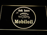 Mobiloil Gargoyle LED Neon Sign USB - Yellow - TheLedHeroes
