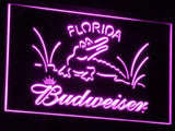 Budweiser Florida LED Neon Sign USB - Purple - TheLedHeroes